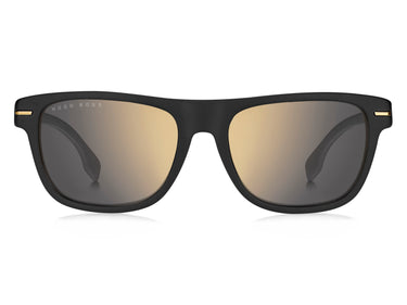 Men Hugo Boss Sunglasses: Boss 1322/S - Matte Gold Black - SpecSMART Eye Clinic (Front View)